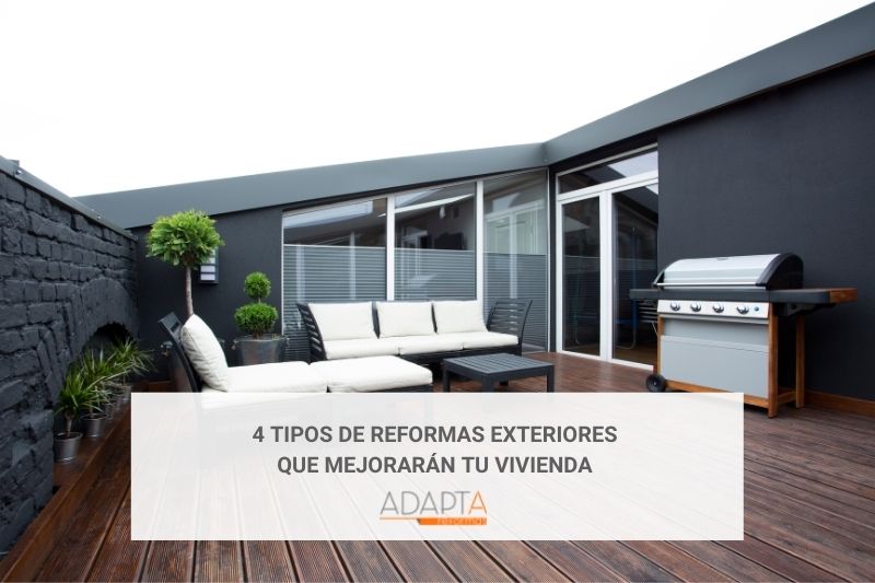 4 tipos de reformas exteriores que mejorarán tu vivienda