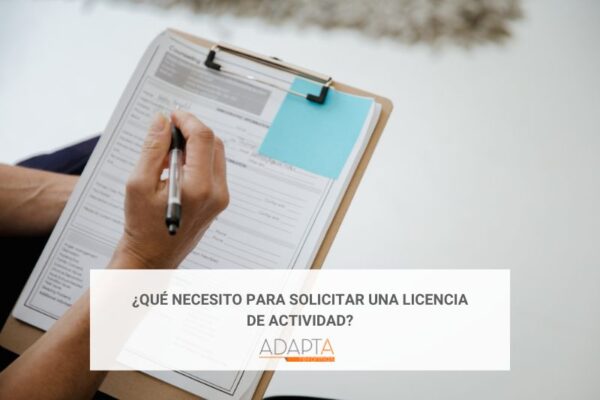 solicitar una licencia de actividad