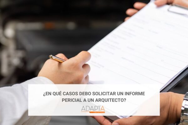 informe pericial a un arquitecto